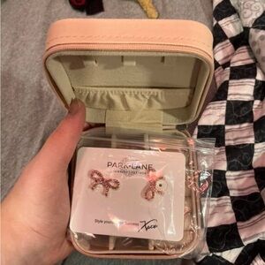 Park Lane earrings with jewelry box